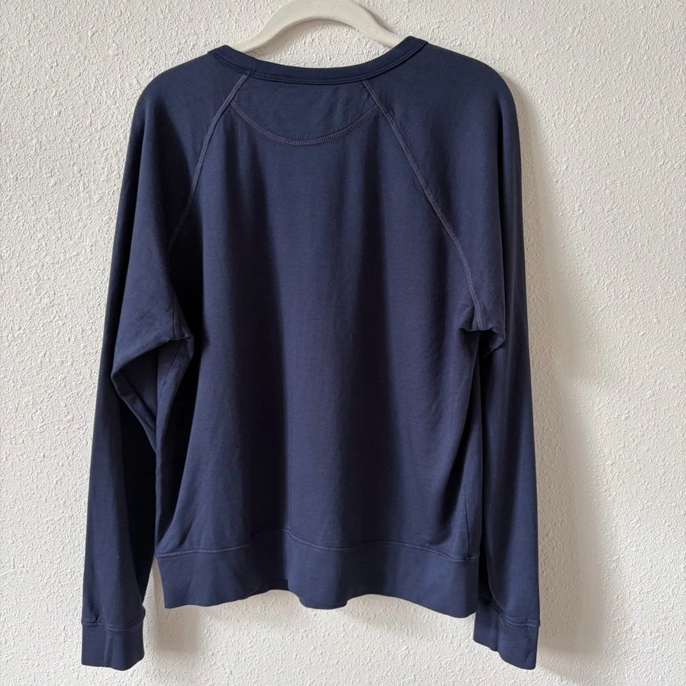 American Giant Crewneck Sweatshirt Size Large Navy Blue Minimalist Casual Cotton